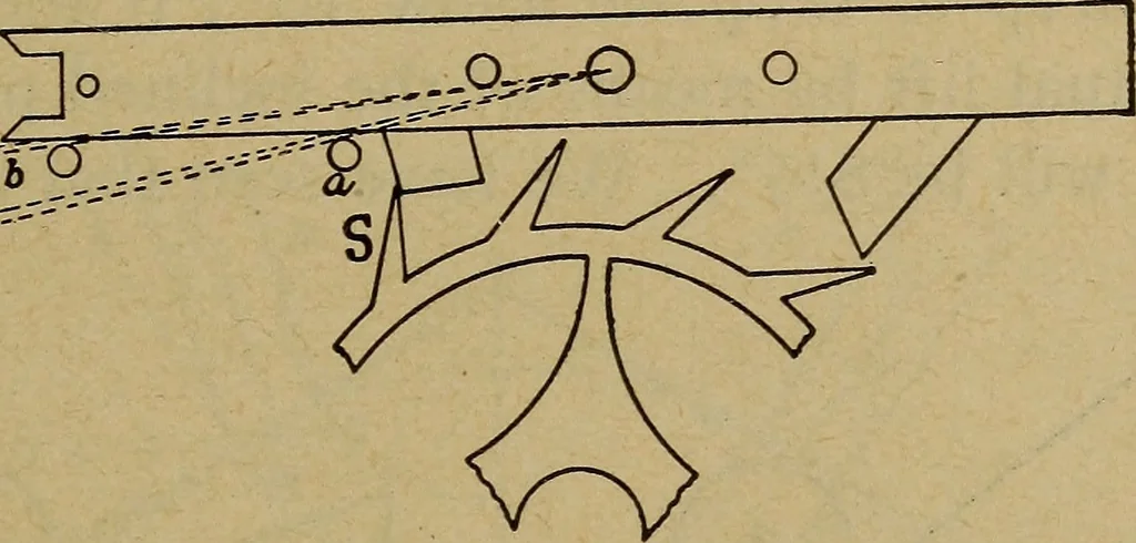 An illustration from An analysis of the lever escapement, 1910, leaf 22