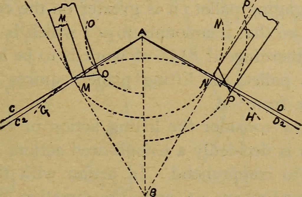 An illustration from An analysis of the lever escapement, 1910, leaf 24