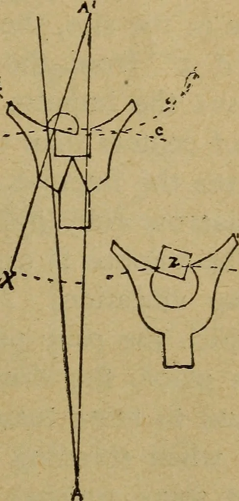 An illustration from An analysis of the lever escapement, 1910, leaf 38