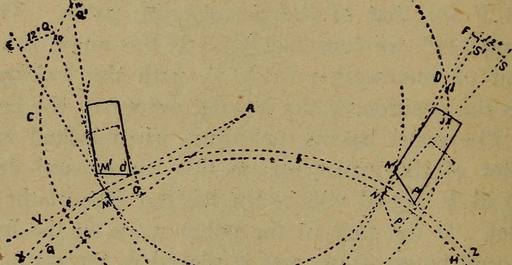 An illustration from An analysis of the lever escapement, 1910, leaf 53