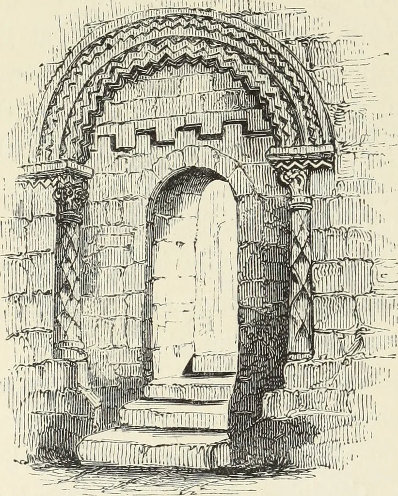 An illustration from Analysis of ornament. The characteristics of styles : an introduction to the study of the history of ornamental art, 1860, leaf 105
