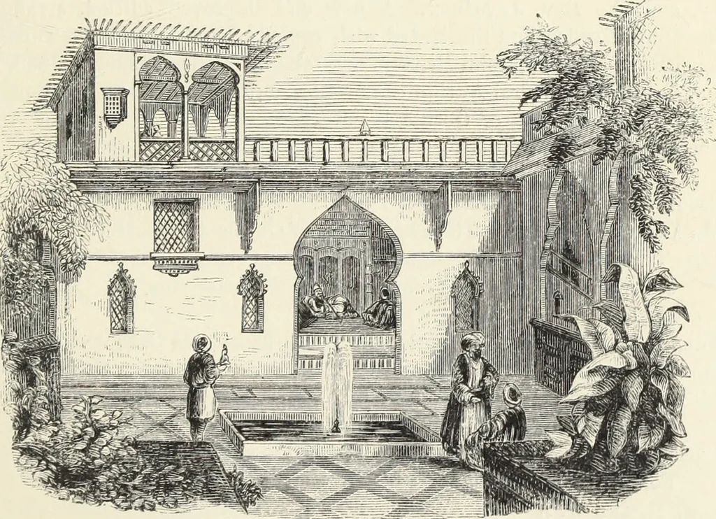 An illustration from Analysis of ornament. The characteristics of styles : an introduction to the study of the history of ornamental art, 1860, leaf 106