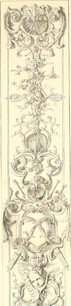 An illustration from Analysis of ornament. The characteristics of styles : an introduction to the study of the history of ornamental art, 1860, leaf 161