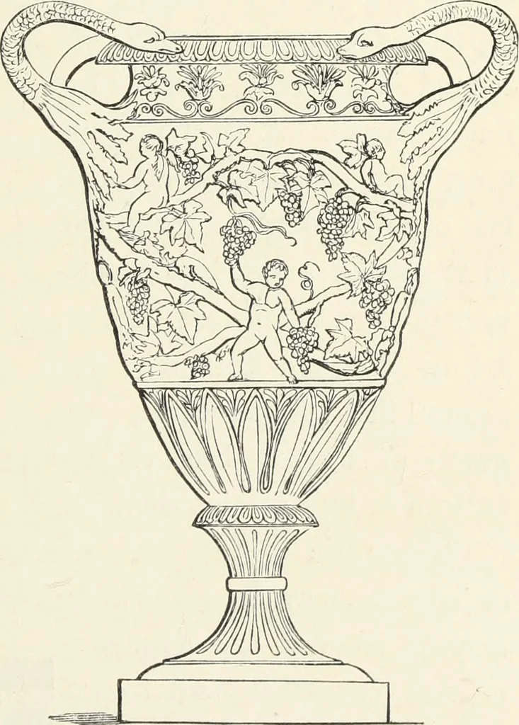 An illustration from Analysis of ornament. The characteristics of styles : an introduction to the study of the history of ornamental art, 1860, leaf 22
