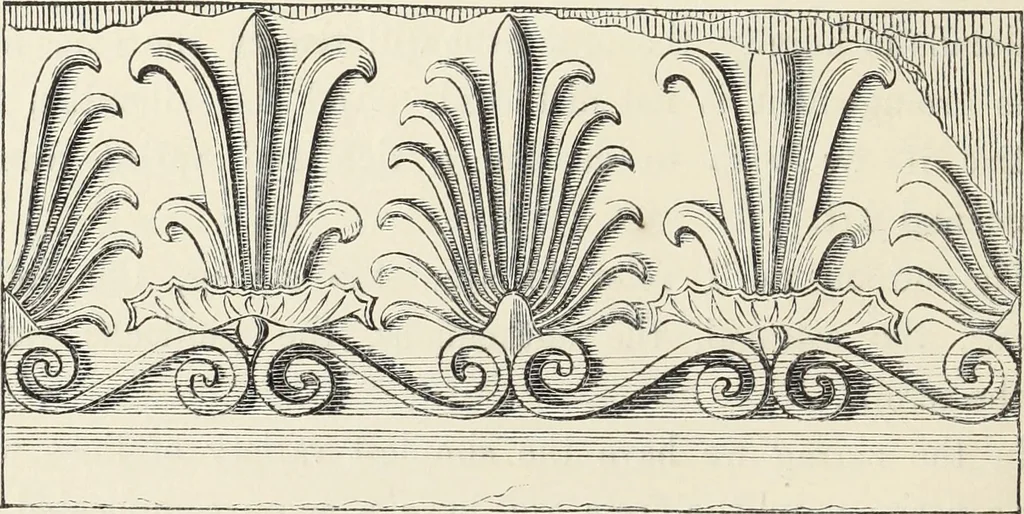 An illustration from Analysis of ornament. The characteristics of styles : an introduction to the study of the history of ornamental art, 1860, leaf 27