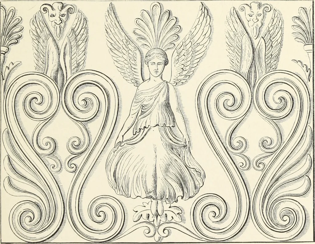An illustration from Analysis of ornament. The characteristics of styles : an introduction to the study of the history of ornamental art, 1860, leaf 30