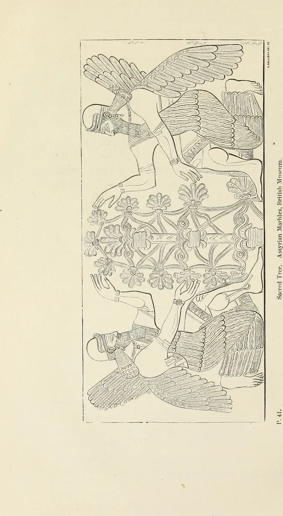 An illustration from Analysis of ornament. The characteristics of styles : an introduction to the study of the history of ornamental art, 1860, leaf 47