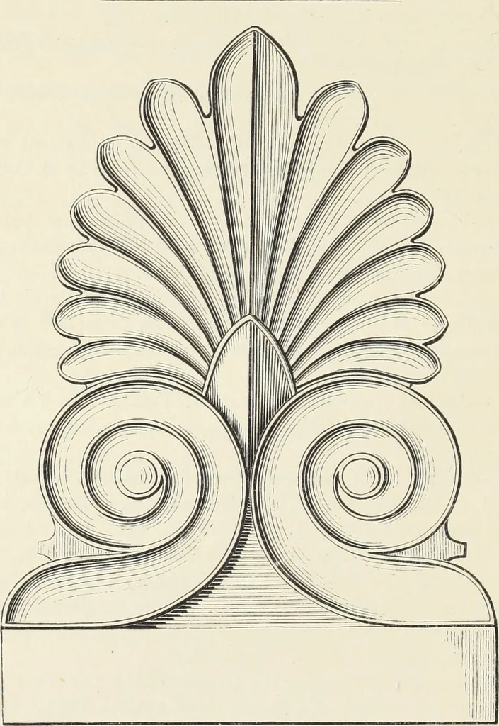 An illustration from Analysis of ornament. The characteristics of styles : an introduction to the study of the history of ornamental art, 1860, leaf 51