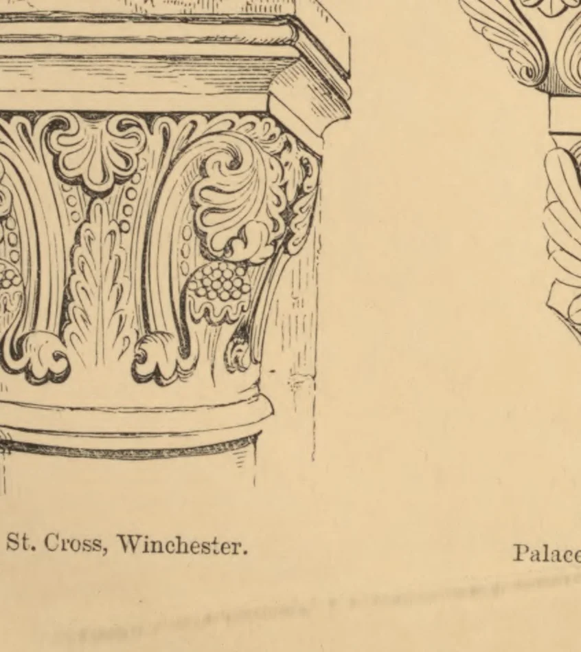 An illustration from Analysis of ornament, characteristics of styles; an introduction to the study of the history of ornamental art, 1879, leaf 117