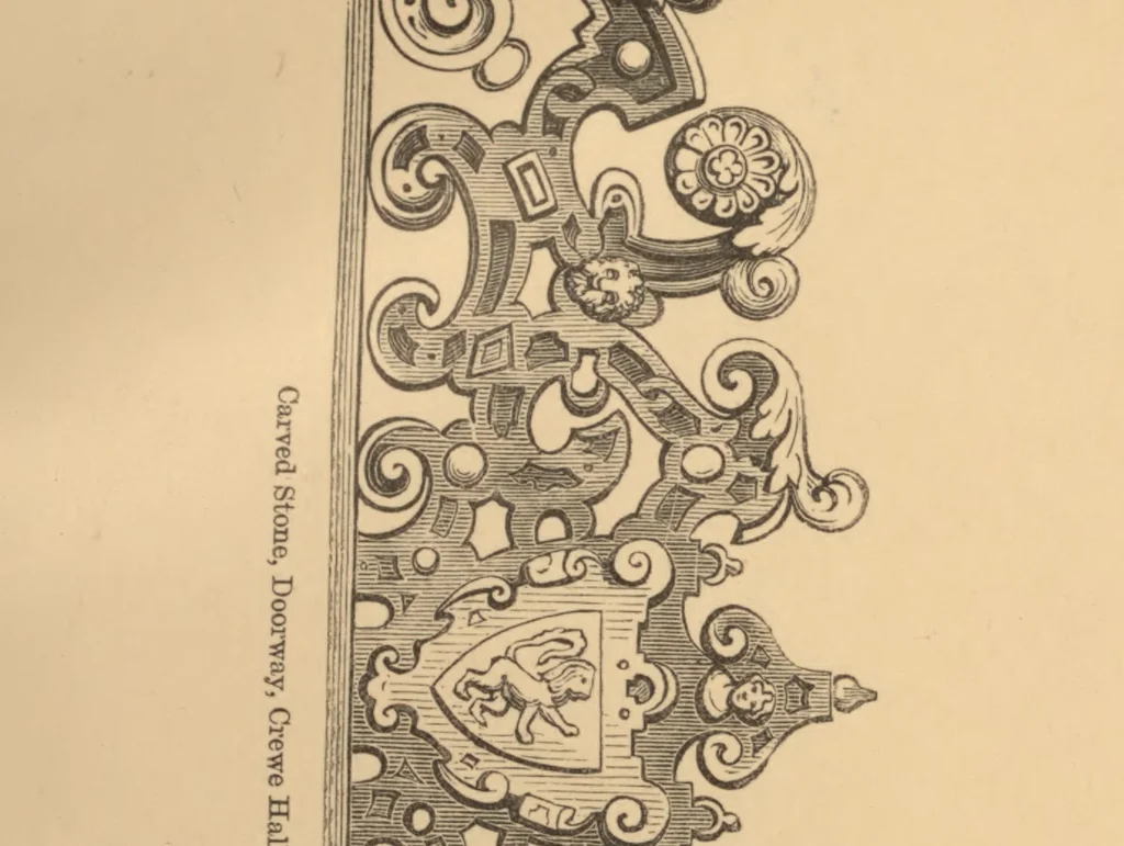 An illustration from Analysis of ornament, characteristics of styles; an introduction to the study of the history of ornamental art, 1879, leaf 167