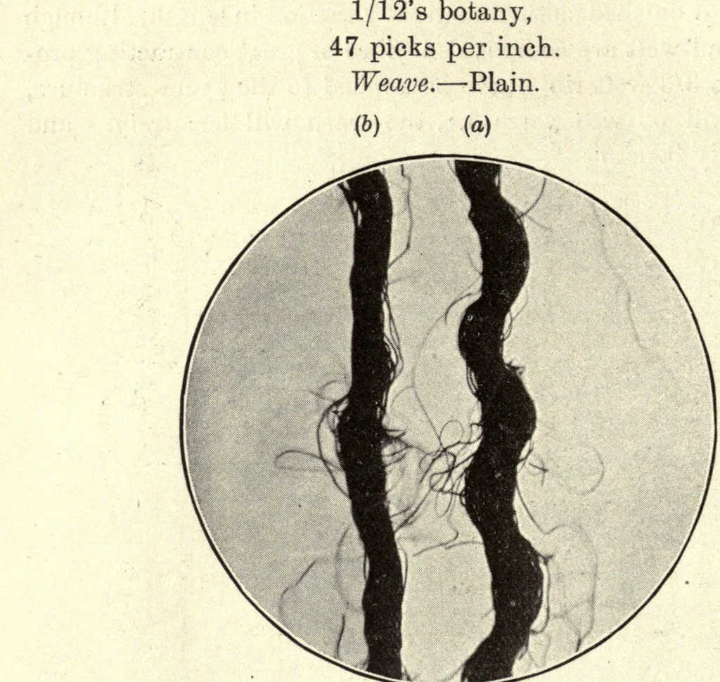 An illustration from Analysis of woven fabrics, 1914, leaf 116