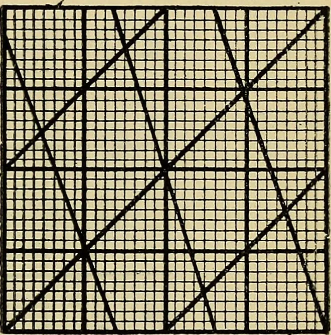 An illustration from The analysis & reproduction of textile fabrics : being a reasonable explanation of the necessary calculations and processes involved in analysing, effecting the required changes, and reproducing all the principal types of woven textures, from the raw materials to the finished cloth ; with an appendix upon "The cost of cloths.", 1894, leaf 98