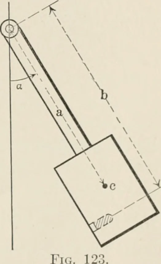 An illustration from Analytical mechanics for students of physics and engineering, 1913, leaf 288