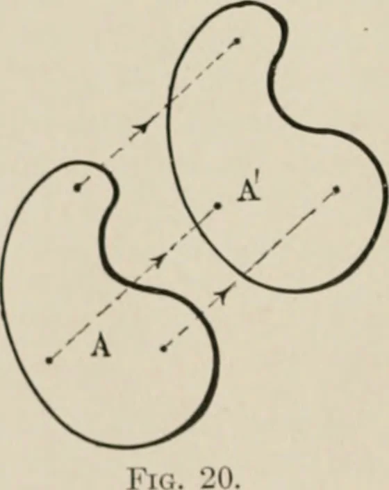 An illustration from Analytical mechanics for students of physics and engineering, 1913, leaf 47