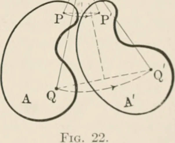 An illustration from Analytical mechanics for students of physics and engineering, 1913, leaf 48
