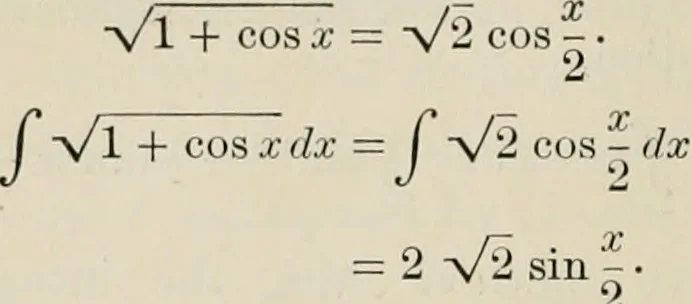 An illustration from Analytic geometry and calculus, 1917, leaf 247