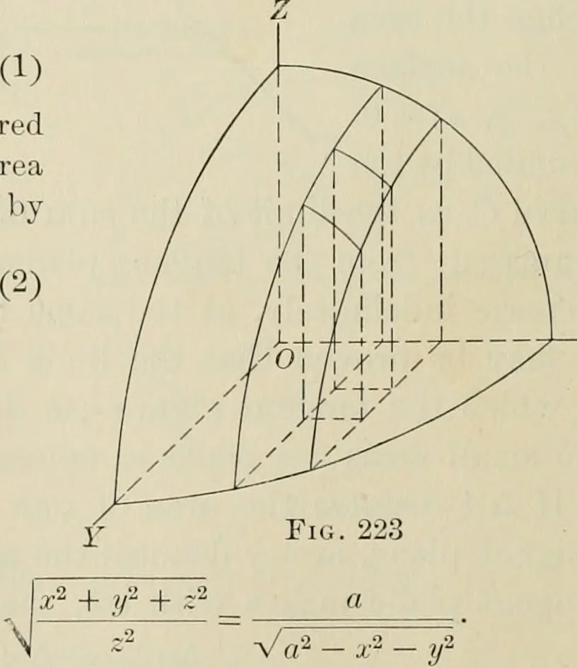 An illustration from Analytic geometry and calculus, 1917, leaf 399