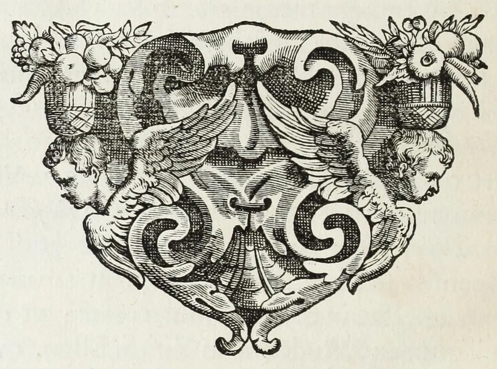 An illustration from Anastasis Childerici I. Francorum regis, siue, Thesaurus sepulchralis Tornaci Neruiorum effossus, & commentario illustratus, 1655, leaf 344