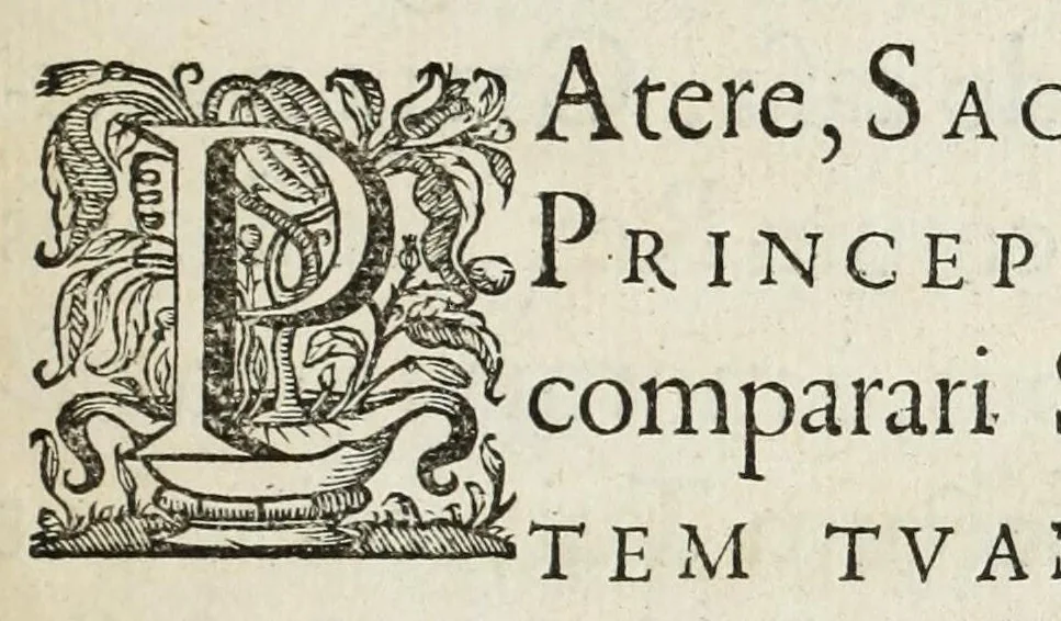 An illustration from Anastasis Childerici I. Francorum regis, siue, Thesaurus sepulchralis Tornaci Neruiorum effossus, & commentario illustratus, 1655, leaf 9