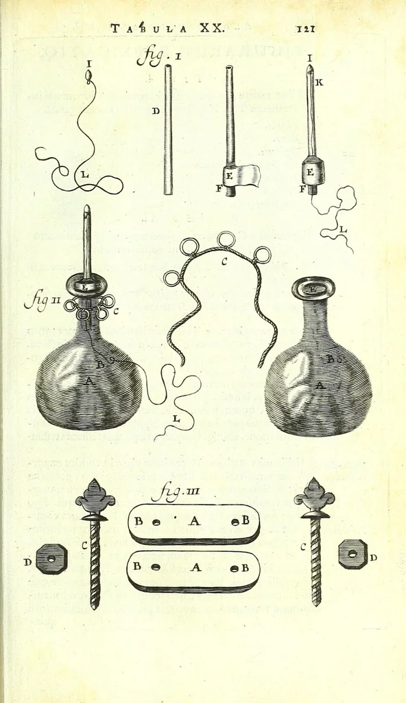 An illustration from Anatome ex omnium veterum recentiorumque observationibus imprimis Institutionibus b. m. parentis Cas, 1673, leaf 161