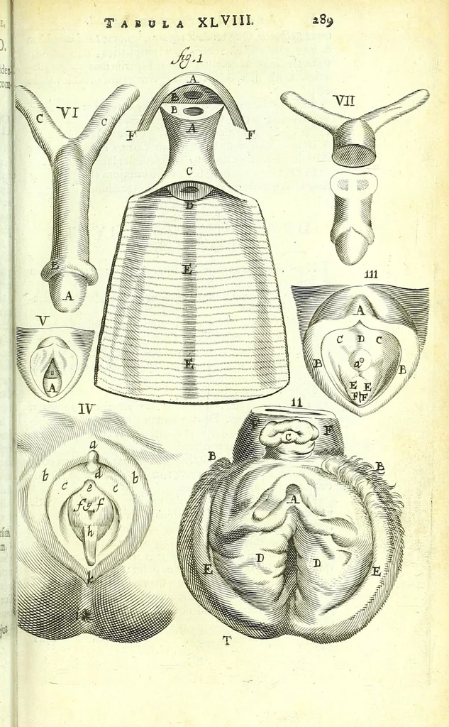 An illustration from Anatome ex omnium veterum recentiorumque observationibus imprimis Institutionibus b. m. parentis Cas, 1673, leaf 333