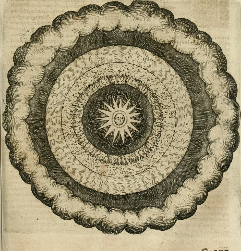 An illustration from Anatomiae amphitheatrvm effigie triplici, more et conditione varia, designatvm, 1623, leaf 28