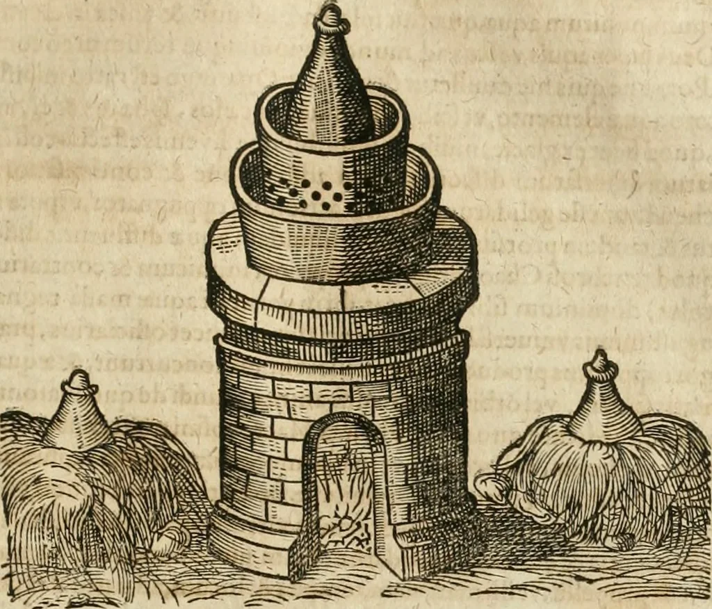 An illustration from Anatomiae amphitheatrvm effigie triplici, more et conditione varia, designatvm, 1623, leaf 30