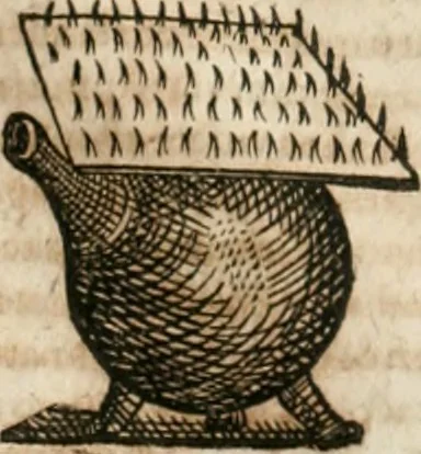An illustration from Anatomiae amphitheatrvm effigie triplici, more et conditione varia, designatvm, 1623, leaf 35