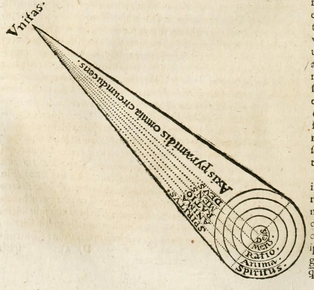An illustration from Anatomiae amphitheatrvm effigie triplici, more et conditione varia, designatvm, 1623, leaf 46