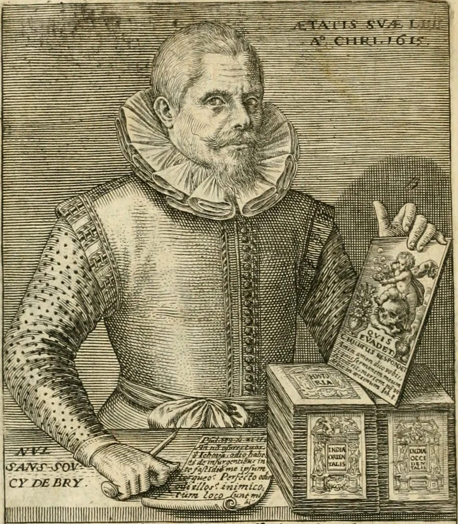 An illustration from Anatomiae amphitheatrvm effigie triplici, more et conditione varia, designatvm, 1623, leaf 5
