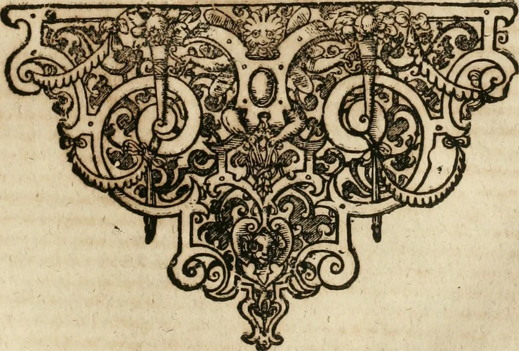 An illustration from Anatomiae amphitheatrvm effigie triplici, more et conditione varia, designatvm, 1623, leaf 56