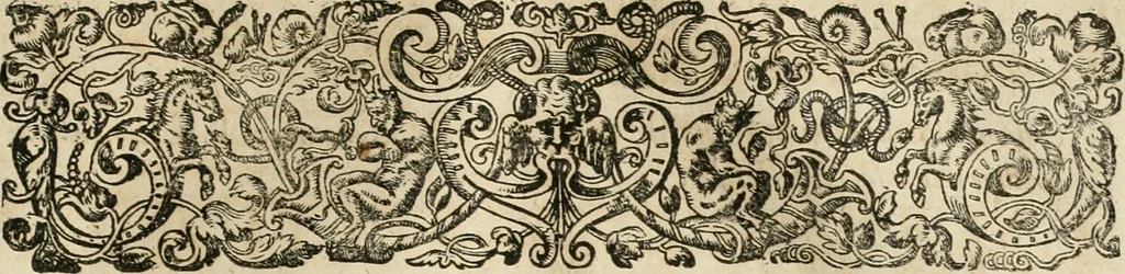 An illustration from Anatomiae amphitheatrvm effigie triplici, more et conditione varia, designatvm, 1623, leaf 8