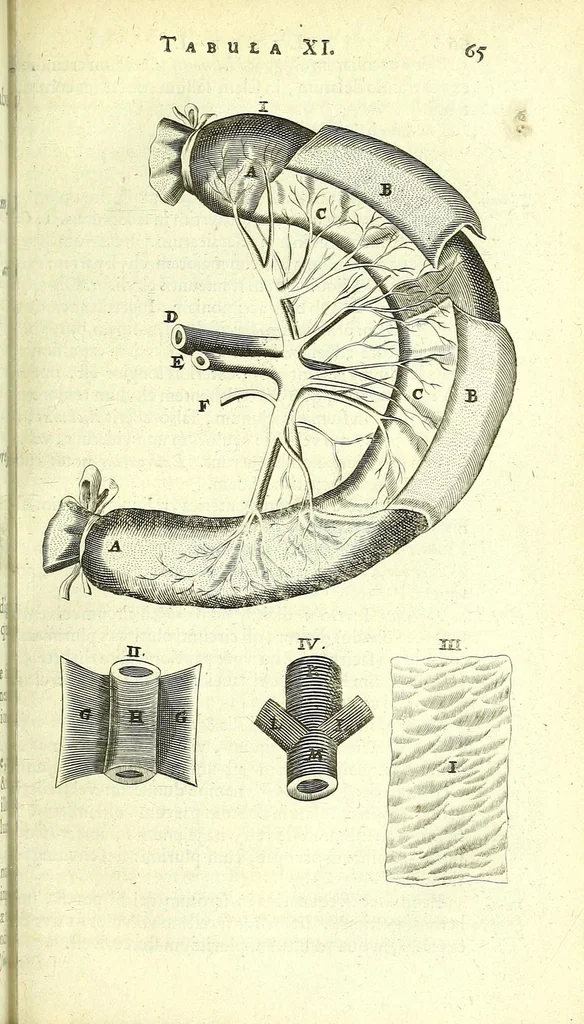 An illustration from Anatomia, ex Caspari Bartholini parentis Institutionibus :, 1666, leaf 89