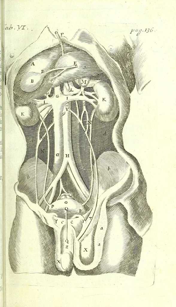 An illustration from The anatomy of humane bodies epitomized :, 1697, leaf 185