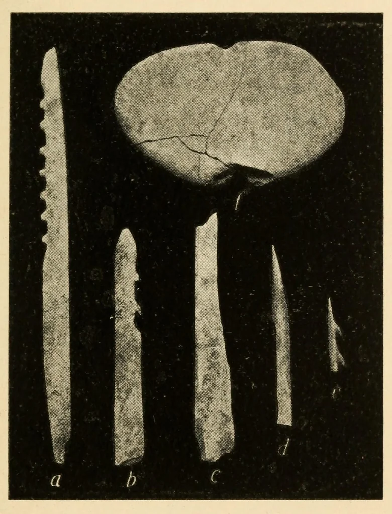 An illustration from An ancient Algonkian fishing vilage at Cayuga, New York, 1919, leaf 25