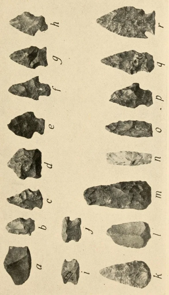 An illustration from An ancient Algonkian fishing vilage at Cayuga, New York, 1919, leaf 31