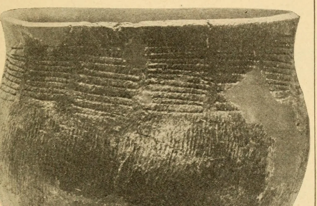 An illustration from An ancient Algonkian fishing vilage at Cayuga, New York, 1919, leaf 39