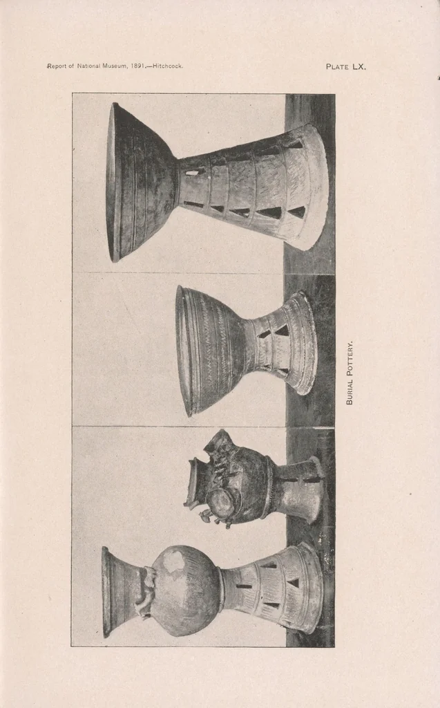An illustration from The ancient burial mounds of Japan, 1893, leaf 71