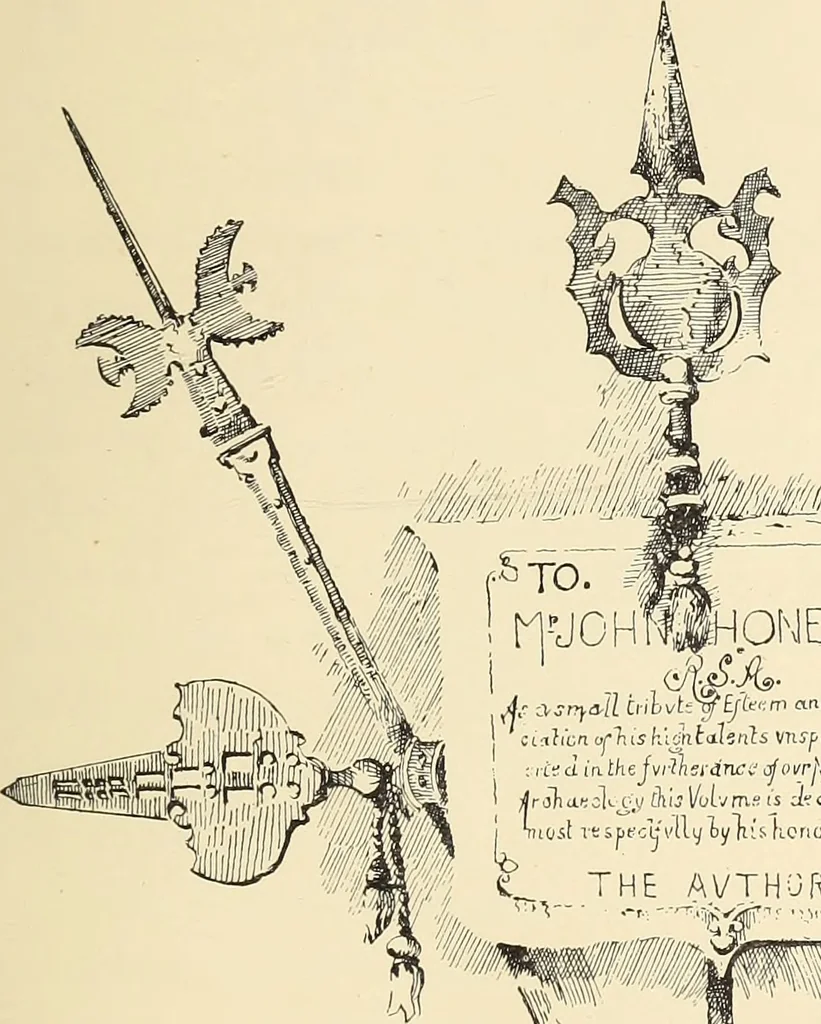 An illustration from Ancient castles and mansions of Stirling nobility / described and illustrated by J.S. Fleming, 1902, leaf 10