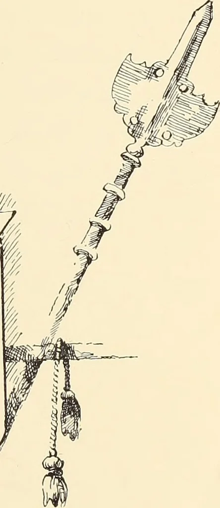 An illustration from Ancient castles and mansions of Stirling nobility / described and illustrated by J.S. Fleming, 1902, leaf 10