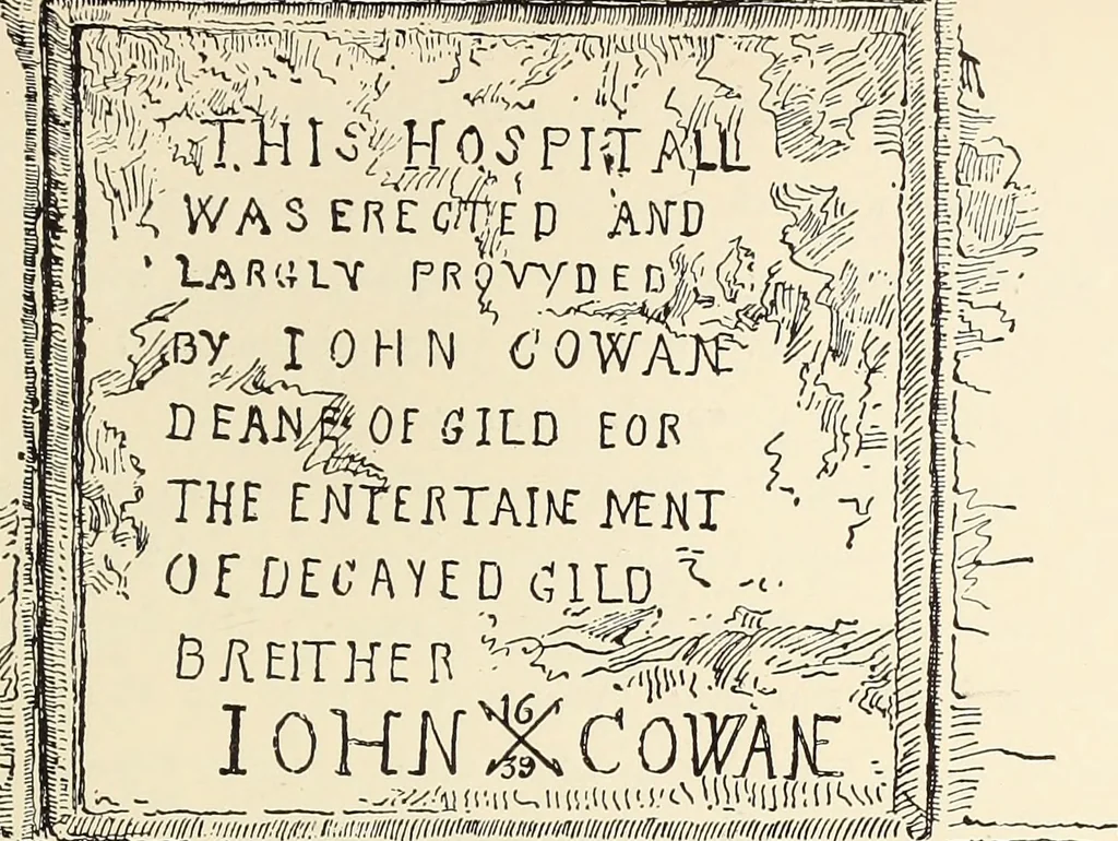 An illustration from Ancient castles and mansions of Stirling nobility / described and illustrated by J.S. Fleming, 1902, leaf 102