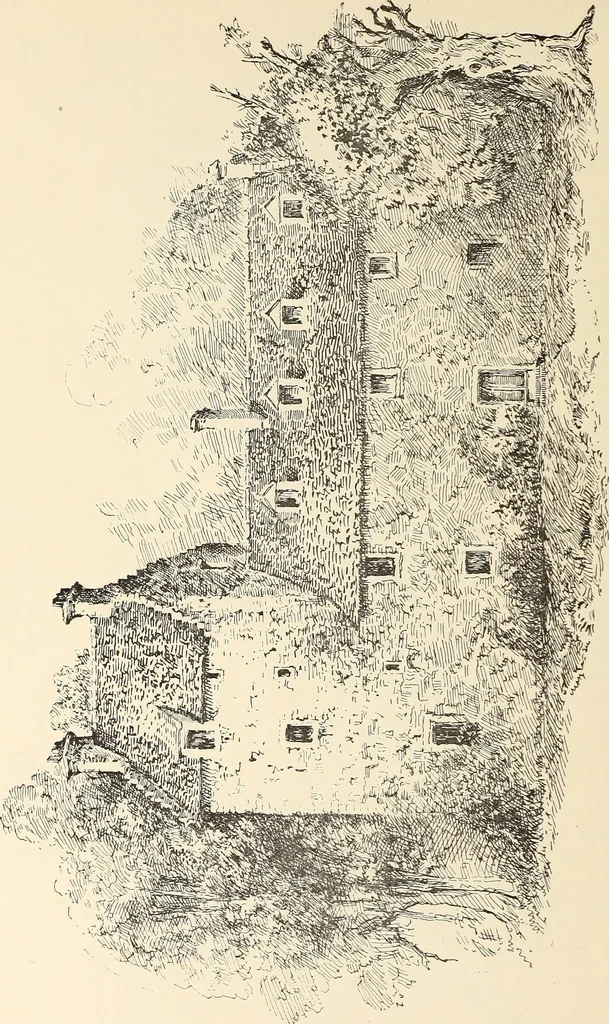 An illustration from Ancient castles and mansions of Stirling nobility / described and illustrated by J.S. Fleming, 1902, leaf 107