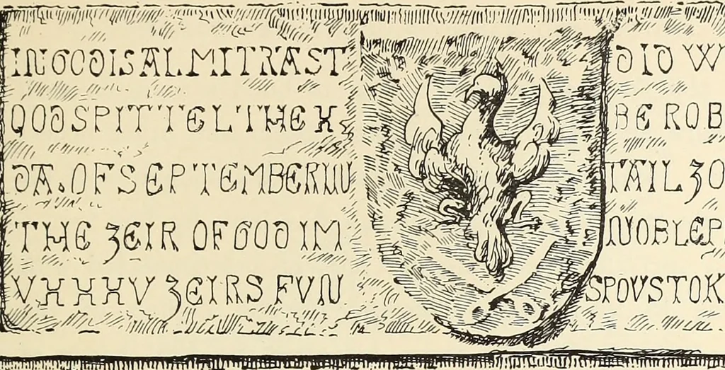 An illustration from Ancient castles and mansions of Stirling nobility / described and illustrated by J.S. Fleming, 1902, leaf 112
