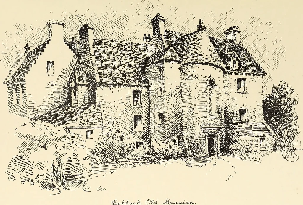 An illustration from Ancient castles and mansions of Stirling nobility / described and illustrated by J.S. Fleming, 1902, leaf 114