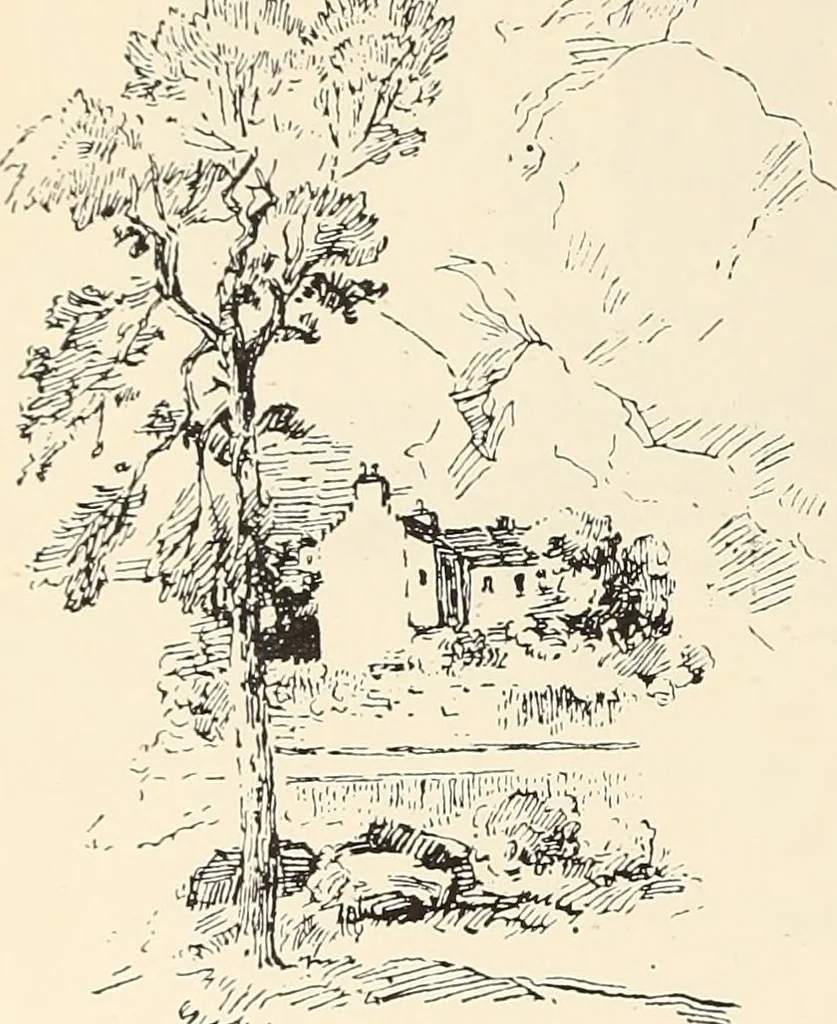 An illustration from Ancient castles and mansions of Stirling nobility / described and illustrated by J.S. Fleming, 1902, leaf 129