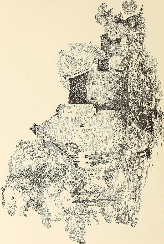 An illustration from Ancient castles and mansions of Stirling nobility / described and illustrated by J.S. Fleming, 1902, leaf 131