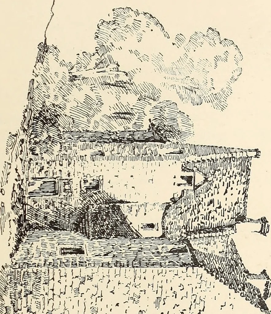An illustration from Ancient castles and mansions of Stirling nobility / described and illustrated by J.S. Fleming, 1902, leaf 137
