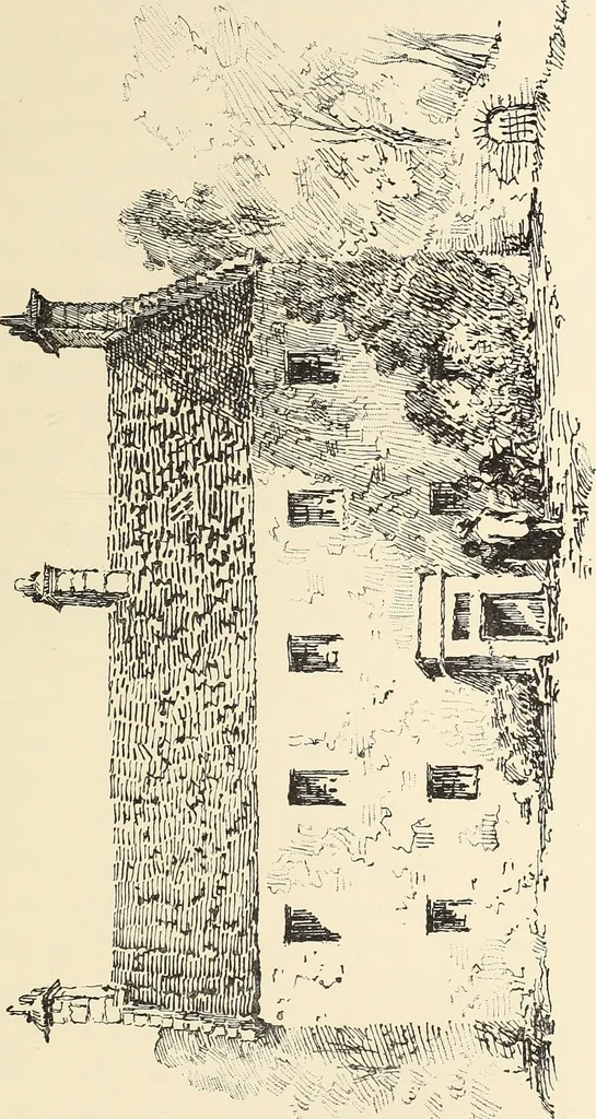 An illustration from Ancient castles and mansions of Stirling nobility / described and illustrated by J.S. Fleming, 1902, leaf 154