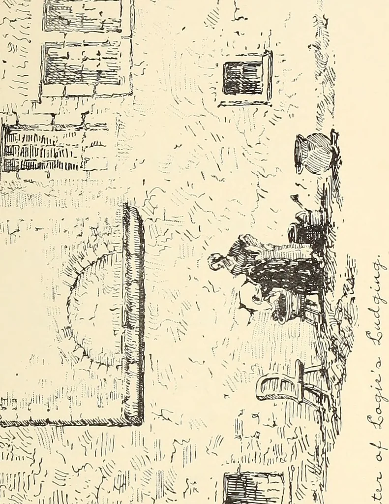 An illustration from Ancient castles and mansions of Stirling nobility / described and illustrated by J.S. Fleming, 1902, leaf 164