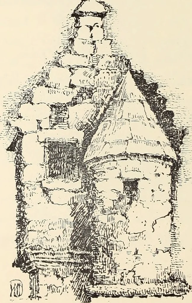 An illustration from Ancient castles and mansions of Stirling nobility / described and illustrated by J.S. Fleming, 1902, leaf 169